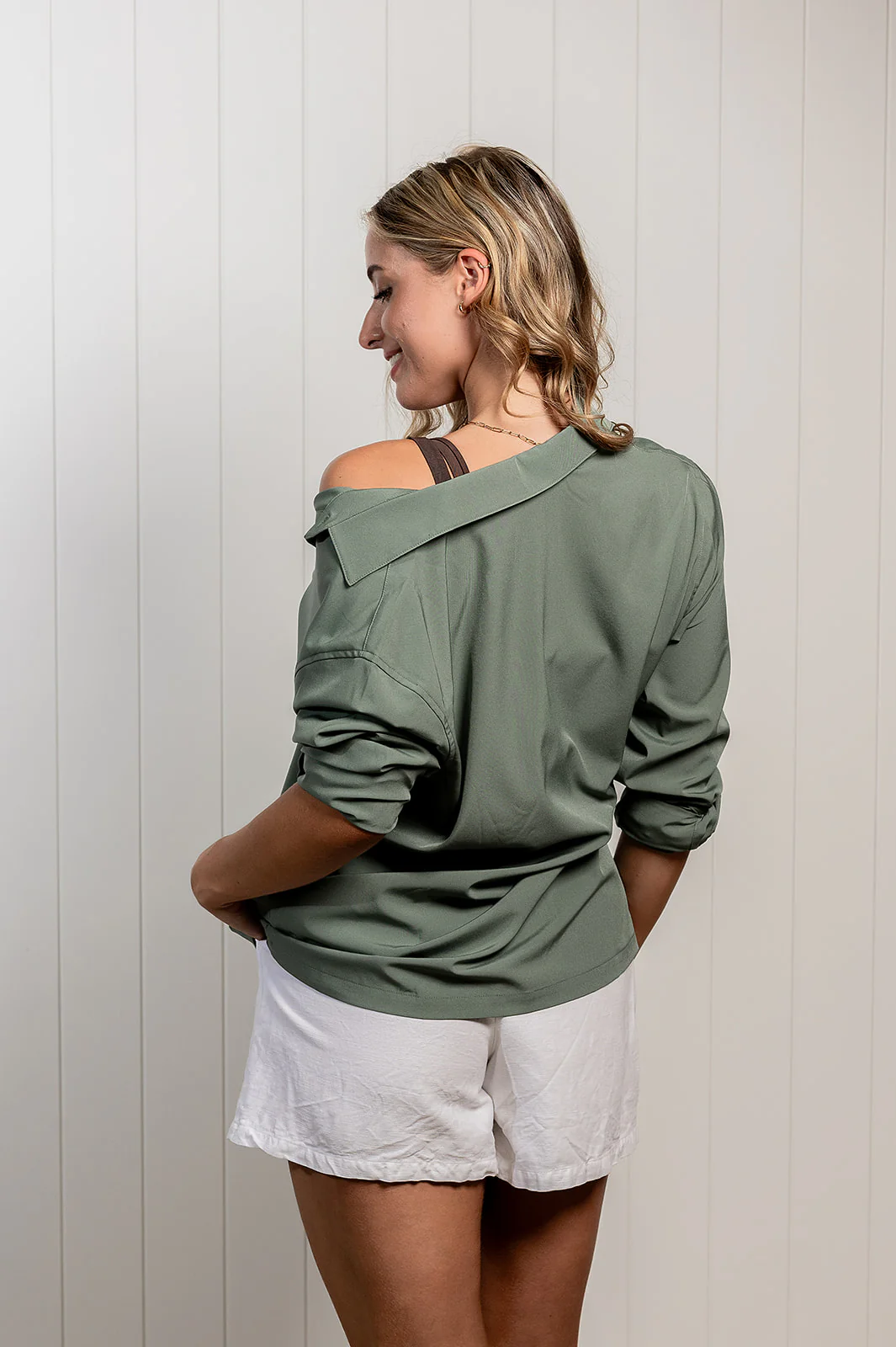 Long Sleeve Olive Green Nashie - Image 5