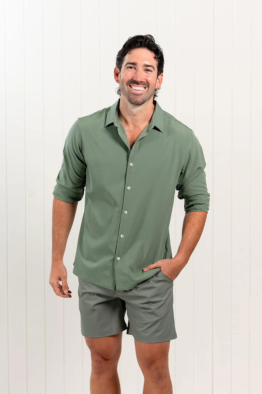 Long Sleeve Olive Green Nashie - Image 8