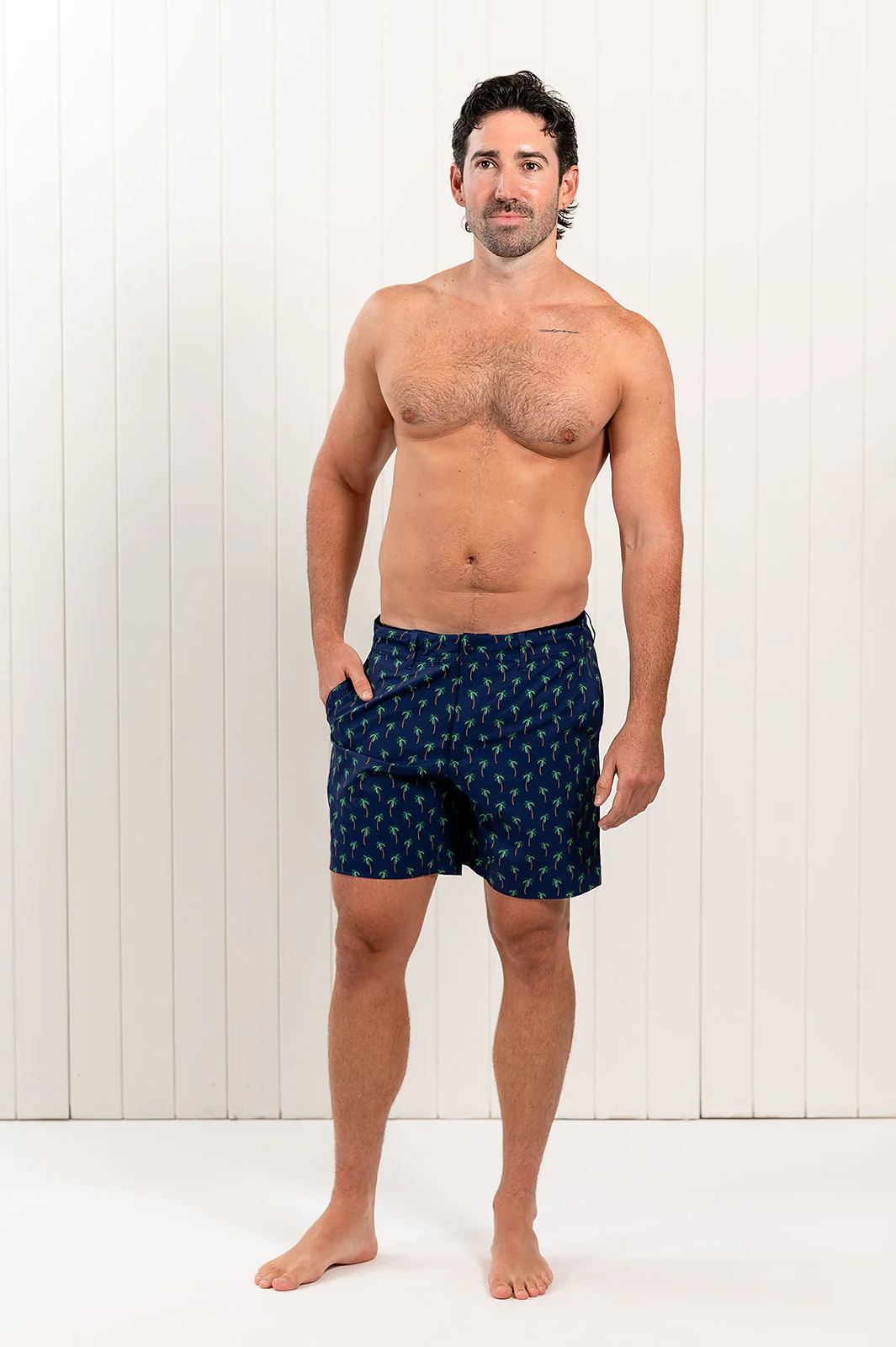Navy Palms Nashie Swim Pants - Image 5