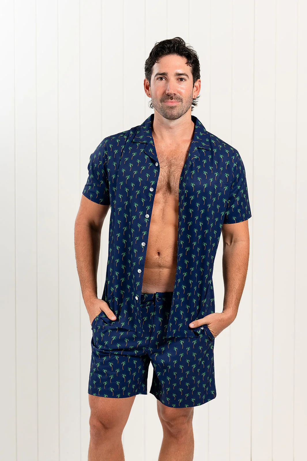 Navy Palms Nashie Swim Pants - Image 6