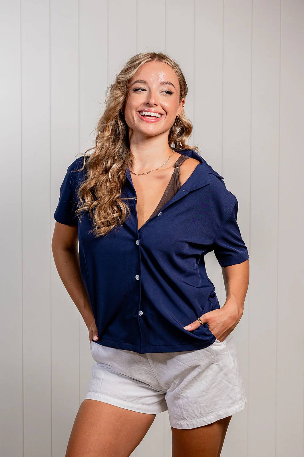 Women's Navy Blue Nashie - Image 4