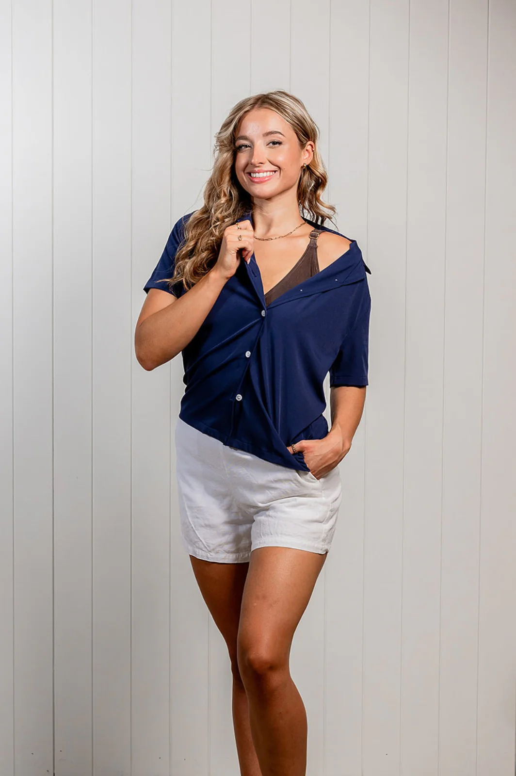 Women's Navy Blue Nashie - Image 8